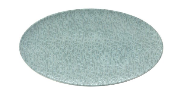 L Fashion green chic Servierplatte oval 33x18 cm